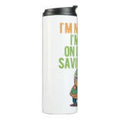 Niedliche Schildkröte, Lazy Turtle, Energie Retten Thermosbecher (Nach links gedreht)