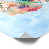 Niedliche Schildkröte Poster (Ecke)