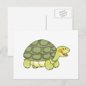 Niedliche Schildkröte Postkarte (Vorne/Hinten)