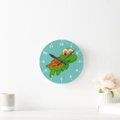 Niedliche Schildkröte Runde Wanduhr (Zuhause)