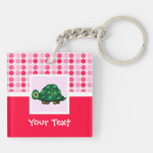 Niedliche Schildkröte Schlüsselanhänger (Rückseite)