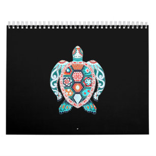 Niedliche Schildkröte - Sea Turtle Sea Cean Beach  Kalender