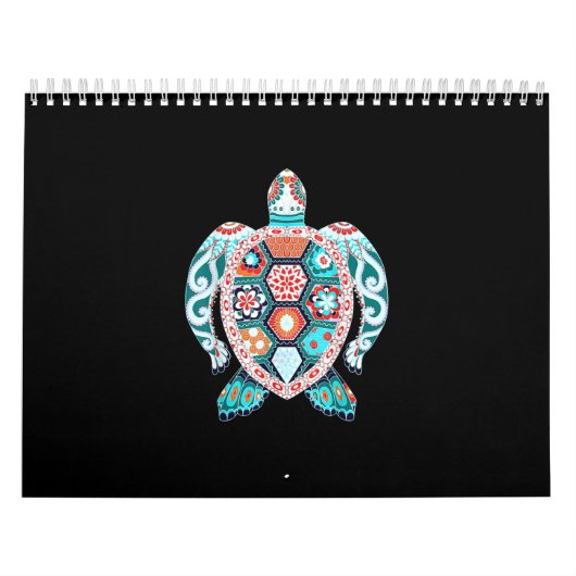 Niedliche Schildkröte - Sea Turtle Sea Cean Beach Kalender (Titelbild)