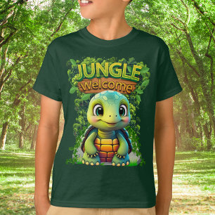 Niedliche Schildkröte — Tier-Schildkröte 🐢 T-Shirt