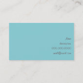 niedliche Schildkröte- und Visitenkarte (Rückseite)