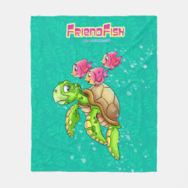 Niedliche Schildkrötedecke Fleecedecke