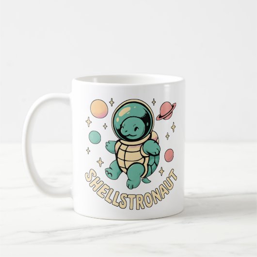Niedliche Schildkrötenkunst Kaffeetasse (Links)