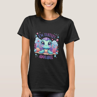 Niedliche Schildkrötenmeerschildkröte T-Shirt