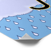 Niedliche Schirmplakate Poster (Ecke)