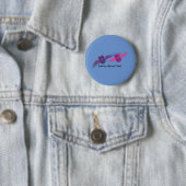 Niedliche Schlacht um deine Fledermäuse Button (Beispiel)