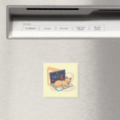 Niedliche Schlafcomputer Magnet (In Situ (Geschirrspüler))