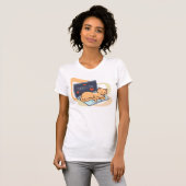 Niedliche Schlafcomputer T-Shirt (Vorne ganz)