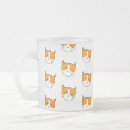 Niedliche Schlaflosigkeit Katze Mattierte Tasse