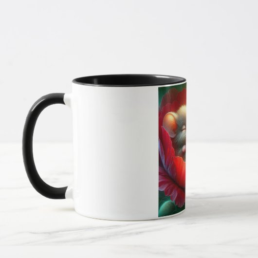Niedliche Schlafmaus Tasse (Links)