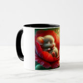 Niedliche Schlafmaus Tasse (Vorderseite Links)