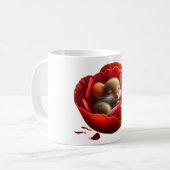 Niedliche Schlafmäuse Kaffeetasse (Vorderseite Links)
