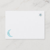 Niedliche Schlafmoon-Visitenkarten Visitenkarte (Rückseite)