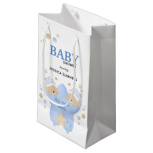 Niedliche Schlafteddy Bears Twin Baby Boys Dusche  Kleine Geschenktüte