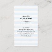 Niedliche Schläge mit Shirt Visitenkarte (Rückseite)