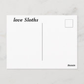 Niedliche Schläge Postkarte (Rückseite)