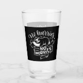 niedliche Schlagwortkunst Glas (Rückseite)