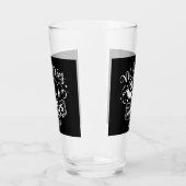 niedliche Schlagwortkunst Glas (Links)