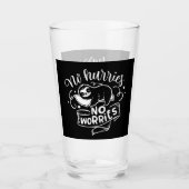niedliche Schlagwortkunst Glas (Vorderseite)