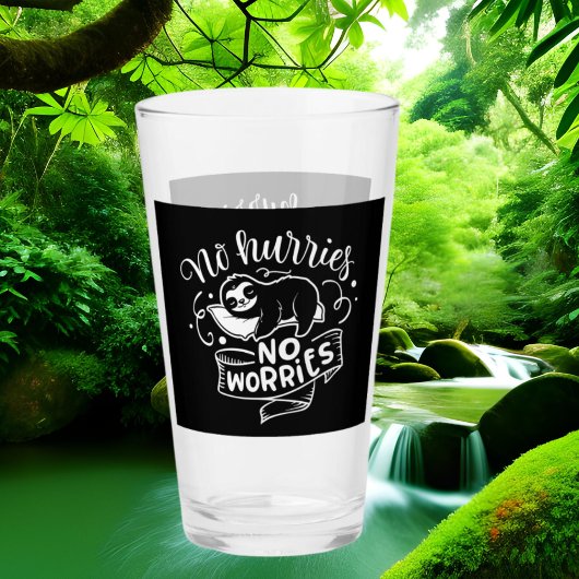 niedliche Schlagwortkunst Glas