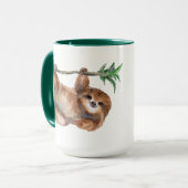 niedliche Schlammliebhaber fügen Text hinzu Tasse (Vorderseite Links)