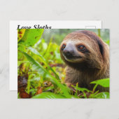 Niedliche Schlammruhe Feiertagspostkarte (Vorne/Hinten)