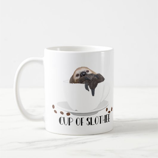 Niedliche Schlampe - Cup of Slothee Kaffeetasse (Links)