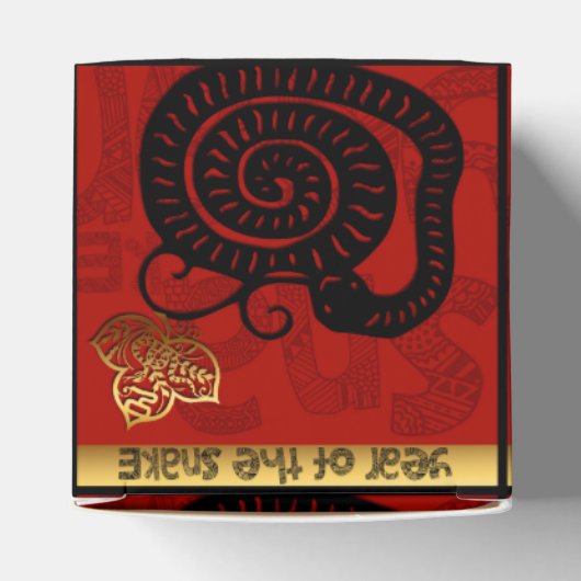 Niedliche Schlange Chinesisches Jahr 2025 Zodiac B Geschenkschachtel (Oben)