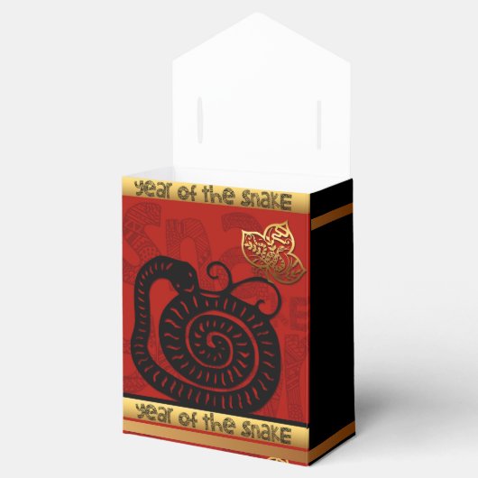 Niedliche Schlange Chinesisches Jahr 2025 Zodiac B Geschenkschachtel (Geöffnet)