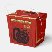 Niedliche Schlange Chinesisches Jahr 2025 Zodiac G Geschenkschachtel (Rückseite)