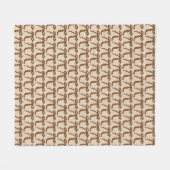 Niedliche Schlange Fleecedecke (Vorderseite (Horizontal))