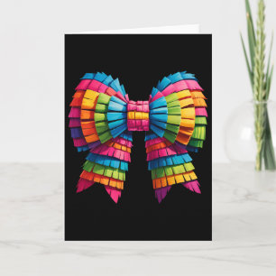 Niedliche Schleife Kokette Lustige Cinco De Mayo M Karte