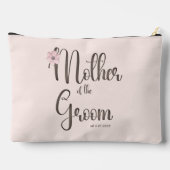 Niedliche, schlicht-rosa Elfenbeinmutter Zubehörtasche (Rückseite)