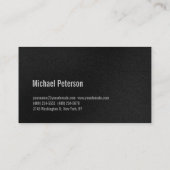 Niedliche Schlichte Red Gray Pattern Fitness Busin Visitenkarte (Rückseite)