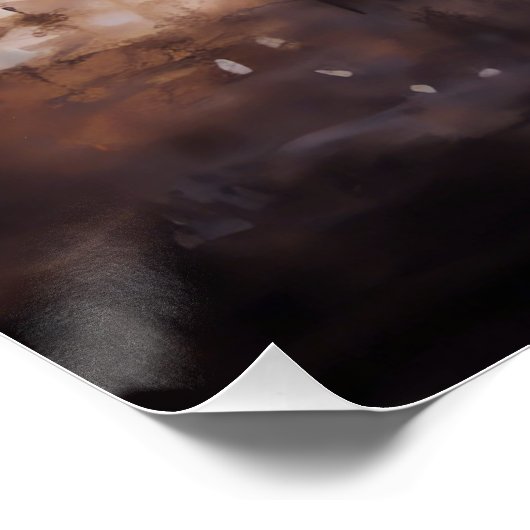 Niedliche Schlucht auf Baum Poster (Ecke)