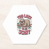 Niedliche Schlucht auf Zweig mit spielerisch Untersetzer (Vorderseite)