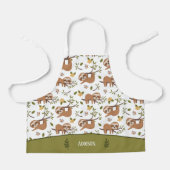 Niedliche Schluchten Schlafen auf Baum Pattern Küc Schürze (Vorderseite)