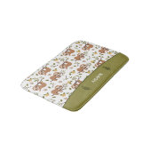 Niedliche Schluchten Schlafen auf Bäumen Kid Patte Badematte (Schrägansicht)