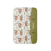 Niedliche Schluchten Schlafen auf Bäumen Kid Patte Badematte (Vorderseite Vertikal)