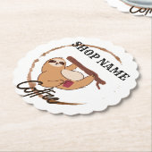 Niedliche Schlucktiere Kaffee Tee Sonderanfertigun Untersetzer (angewinkelt)