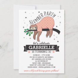 Niedliche Schlummerwolf-Party Einladung