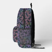 Niedliche Schmetterlinge Elegantes graues Pastel M Bedruckter Rucksack (Rechts)