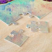 Niedliche Schmetterlinge fliegendes Jigsaw-Puzzle Puzzle (Seite)