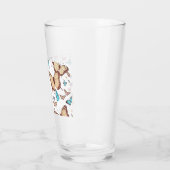 Niedliche Schmetterlinge Glas (Links)