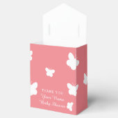Niedliche Schmetterlinge Rosa Federbaby Dusche Par Geschenkschachtel (Geöffnet)