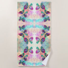 Niedliche Schmetterlinge Strandtuch